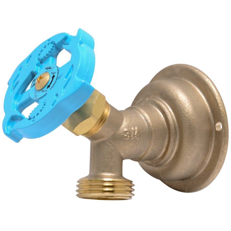 SharkBite 3/4 x 3/4 Inch MHT 90 Degree Hose Bibb, Multi Turn, Push To Connect Brass Plumbing Fitting, PEX Pipe, Copper, CPVC, PE-RT, HDPE, 24627LF - Image 1